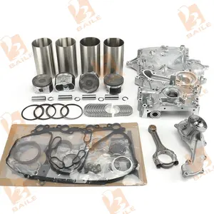 Suku cadang perbaikan pemeriksaan 2TR cocok untuk Kit pembuatan ulang mesin Toyota dengan Set Gasket penuh bantalan LIner piston