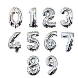 Wholesale Hot Sale Customizable Color Glossy Romantic Party <b>Decoration</b> Large Happy Birthday 32 Inch Number Foil <b>Balloon</b> on Sale - Product Image 2