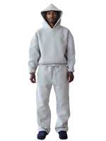 650-500 G/m² Coton Uni Luxe Sweat à Capuche Court Homme Personnalisé Oversize Streetwear Lourd