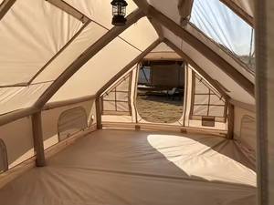 Tienda inflable portátil para acampar al aire libre de 12 metros cuadrados a prueba de viento con tienda impermeable para fiestas de senderismo - Product Image 3