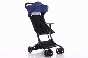 Poussette de luxe de haute qualité facile à prendre <span class=keywords><strong>en</strong></span> alliage d'aluminium Design compact pliable 3-<span class=keywords><strong>en</strong></span>-1 voiture bébés âgés de 3 ans coton EVA - Product Image 3