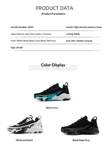 <span class=keywords><strong>Zapatillas</strong></span> de <span class=keywords><strong>Baloncesto</strong></span> de Media Caña con Soporte de Tobillo, Antideslizantes y Resistentes al Desgaste, de Malla, para Interior y Exterior, Primavera, Invierno, Otoño, Tallas US 7-14 EUR 39-48 - Product Image 6