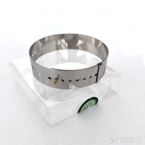 Stainless Steel Bracelet Sizer <b>Ring</b> Measuring Tool For Jewelry Making Round Shape 18 To 23 <b>Size</b> With <b>Adjustable</b> Fit - Product Image 1