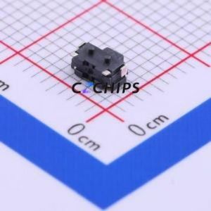 1TS003BBB-2100-3503B-CT Tactile Switch SMD,1.8x4.6mm Switch Single Pole Single Throw Rectangle Button 2.1N Horizontal Mount - Product Image 2