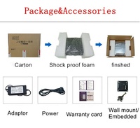 12.1 pouces WiFi écran tactile capacitif tout-en-un Mini tablette LCD PC Android intégré panneau avant industriel ordinateur intégré