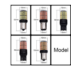 Ampoules LED de clignotants pour voitures en gros, puce 3014, 144 SMD, lampe CanBus P21W BA15S 1156 1157 7440 7443 T20, feux stop LED - Product Image 5
