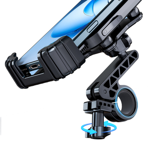 360 Degree Rotate <strong>Bike</strong> Handlebar Mount Bicycle Phone Holder Mount With Silicone Band for Mobile Phone - Product Image 3