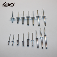 Kit de rivets en aluminium à tête bombée, à tête fraisée, à tête bombée, pour travaux métalliques, projets de bricolage, pour le collage, rivets à tirer