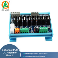 Oshangming Carte d'amplificateur PLC DC à 8 canaux sans contact Contrôle MOS Isolation optocoupleur Protection contre les courts-circuits sans contact