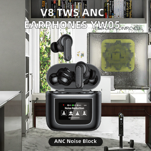 سماعات أذن YW08 التي تعمل باللمس لاسلكية لسماعات بلوتوث شاشة تعمل باللمس الذكية إلغاء الألعاب الرياضية - Product Image 2