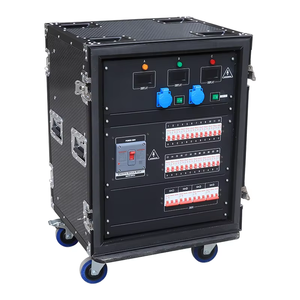 Amplify ST ST-DX25163 Boîte de distribution d'alimentation portable 12 prises 380V 150A, Flight Case Rack pour console d'éclairage <span class=keywords><strong>Digico</strong></span> 2 - Product Image 1
