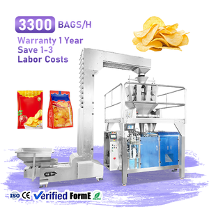 Máquina de Llenado y Pesaje de Partículas en Bolsas, Máquina Empacadora de Alimentos para Té, Palomitas de Maíz y Papas Fritas - Product Image 1