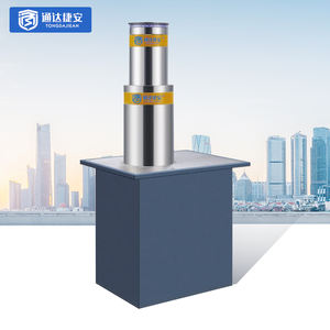 교통 장벽 스테인레스 스틸 전기 원격 제어 상승 볼라드 자동 개폐식 유압 볼라드 보안 - Product Image 2