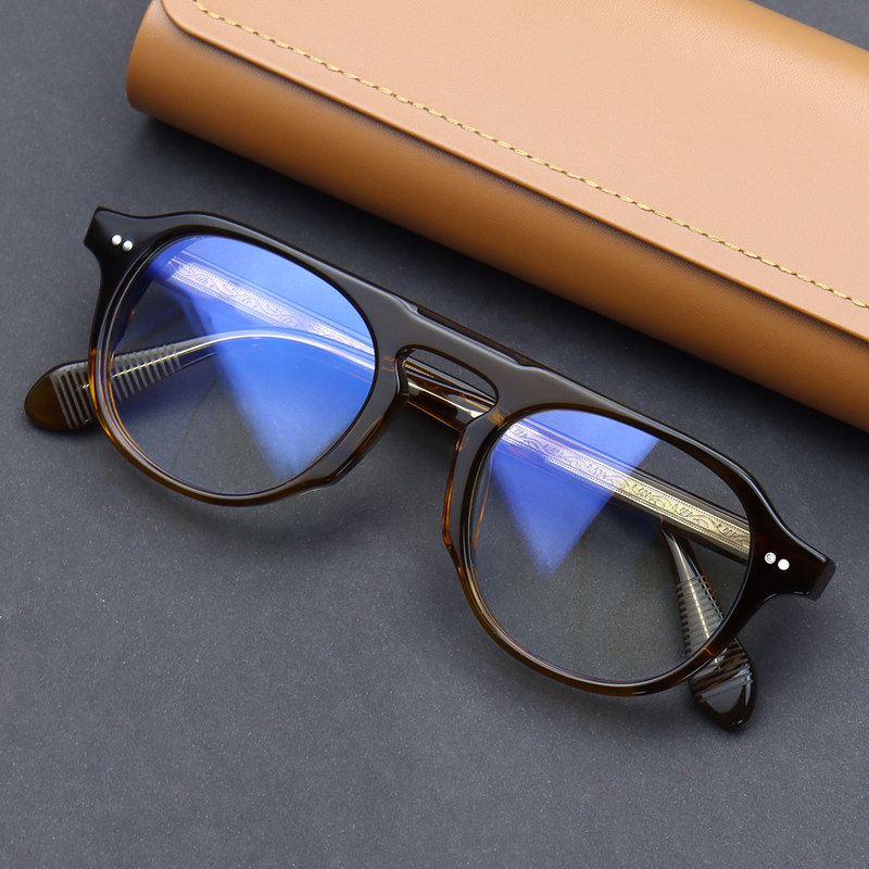 Color Retro Circular Eyeglass Frame Unisex