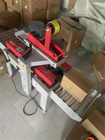 Machine semi-automatique d'induction pour la fermeture et le collage des boîtes en carton, avec pliage des rabats et fermeture des étuis, machine d'emballage et de scellage de cartons