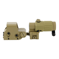 Optique de haute qualité 558 Red Dot Reflex Holographic Sight avec G33/G43 3X Loupe Sight Scope Combo