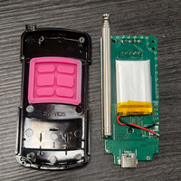 Télécommande RF multifonction à affichage numérique multi-fréquence avec antenne pour moteurs tubulaires de porte de garage et de volet roulant
