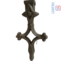 Pointes de balustrade en fonte et fer forgé durables, antirouille, design moderne pour balcons résidentiels et portails d'escalier