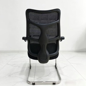<span class=keywords><strong>Chaise</strong></span> <span class=keywords><strong>de</strong></span> <span class=keywords><strong>bureau</strong></span> en mousse haute densité durable avec dossier en maille, base métallique, protection antidérapante pour le sol, <span class=keywords><strong>chaise</strong></span> <span class=keywords><strong>de</strong></span> <span class=keywords><strong>bureau</strong></span> pour visiteurs - Product Image 4