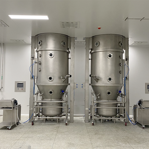 Contenedor de recubrimiento de granulador Granulación de fluidos Procesador de lecho fluido Horno de tubo como secador de lecho fluidizado Máquina de secado - Product Image 1