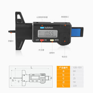 <b>Digital</b> <b>Tire</b> Tread <b>Depth</b> <b>Gauge</b> 2.50mm Electronic Display Automotive <b>Tire</b> Wear Inspection Tool - Product Image 2