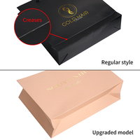 Bolsa de Regalo de Papel Impresa Personalizada al por Mayor con Forro de Esponja, Asa de Cinta, Elegante Bolsa de Compras CMYK para Boutique, Embalaje de Recuerdos