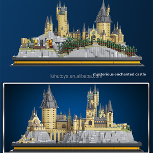 Luhu mork 032102 lâu đài ma thuật lớn khó khăn cao xây dựng khối lắp ráp mô hình kỳ nghỉ Quà Tặng moc - Product Image 3