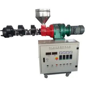 Plastic Production Machine SJ25 Mini Single Screw Plastic Extruder Machine For Lab Filament And Rod Production