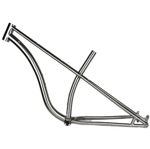 Titanio mountain bike frames M47X1 in titanio mountain bike doppio tubo superiore