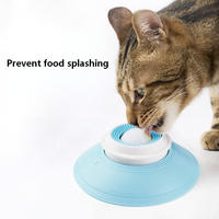 Tapis de léchage universel pour chiens et chats, base à ventouse, alimentation lente, soin des dents, anti-renversement, tapis interactif pour animaux de compagnie
