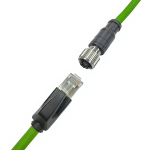 Câble Ethernet Gigabit <span class=keywords><strong>Catégorie</strong></span> <span class=keywords><strong>6</strong></span> étanche avec connecteurs femelles de type X, idéal pour les trains, durable - Vente Flash - Product Image 4