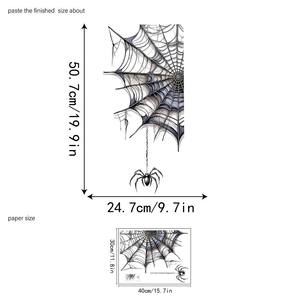 2026 Halloween <span class=keywords><strong>Stickers</strong></span> <span class=keywords><strong>Muraux</strong></span> PVC Adsorption Électrostatique Fantôme Citrouille Araignée Toile Fenêtre Verre Décoration Transfrontalière - Product Image 5