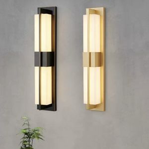 โคมไฟติดผนัง LED รูปหินอ่อนสไตล์มินิมอลที่ทันสมัยสำหรับตกแต่งพื้นหลังทีวีห้องนั่งเล่นภายในโรงแรมสไตล์นอร์ดิก - Product Image 1