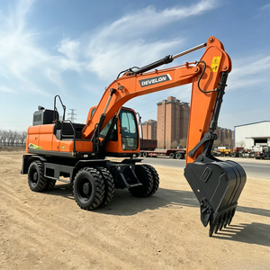 Excavadora móvil de bajo consumo DX150W, fácil traslado al sitio, ideal para proyectos de desarrollo en zonas residenciales, envío rápido. - Product Image 4