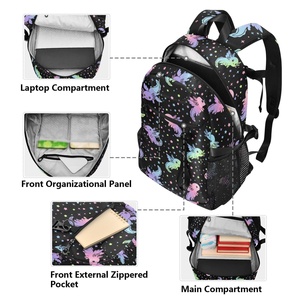 Customized Cartoon Design Multifunctional Wear-Resistant Polyester <b>Laptop</b> <b>Backpack</b> for Business Travel School College Students - Product Image 4