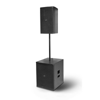 Barre de son active de 12 pouces, système audio professionnel KTV, doté d'un processeur DSP et d'un amplificateur