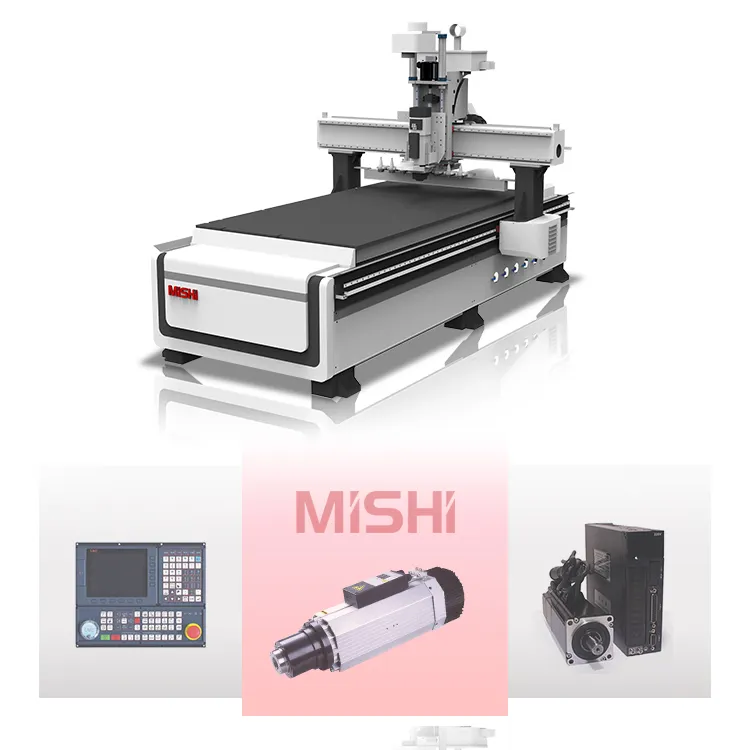 Jinan Mingshi Italien berühmte Spindel atc cnc Holz fräser Hersteller für 3d cnc Fräsmaschine mit niedrigem Preis