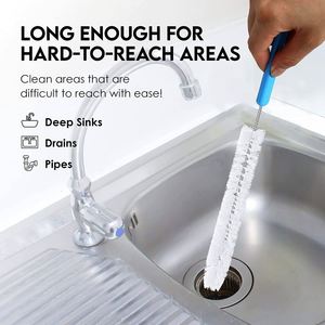 Turbo Microfiber 5 Pack Bottle Cleaning <b>Brush</b> Long <b>Brushes</b> for Baby Bottles Water Bottles Wine Decanters Kitchen Supplies - Product Image 3