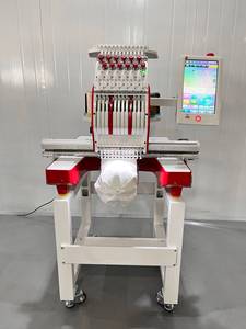 Máquina de Bordar Multifuncional Tres en Uno de Una Cabeza con 9-12-15 Agujas, Hilo de Color Automático y Paro de Emergencia, de Fábrica con 14 Años de Experiencia - Product Image 1