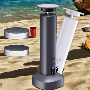 Nouvel ensemble portable de ponceuses pour pieds, éliminateur de callosités réglable avec base de chargement en plastique - Product Image 2