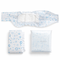 Bandes abdominales imprimées sur mesure pour chiens mâles, couches absorbantes jetables pour animaux de compagnie, protection contre les fuites, vente en gros, directement de l'usine