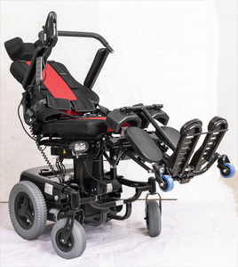 Silla de ruedas para discapacitados reclinable de pie eléctrica motorizada todoterreno de alta velocidad - Product Image 6