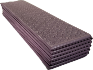 เสื่อโยคะโฟม EVA เสื่อโยคะสีฟ้ามีโลโก้พับได้ - Product Image 6