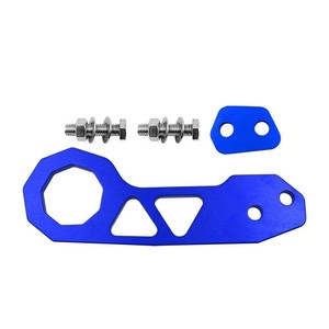 Crochet de remorquage en alliage d'aluminium, 2 trous, universel, adapté aux voitures Suzuki Honda Fit GK5, crochet de remorquage pour pare-chocs arrière - Product Image 4