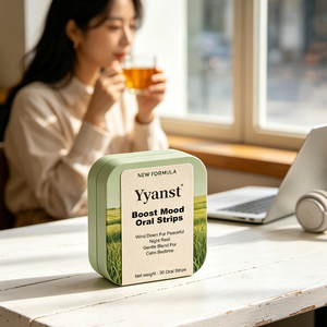 Nouvelles Bandes Orales OEM Formule Améliorée pour l'Humeur, Sans Eau, à Dissolution Rapide, Film Mince, Mélange Herbal Doux pour une Nuit Calme et Réparatrice - Product Image 3