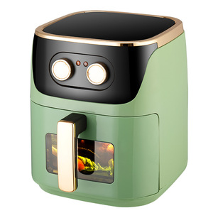 Friteuse <span class=keywords><strong>à</strong></span> air électrique grande capacité 6L en plastique avec protection contre la surchauffe, <span class=keywords><strong>sans</strong></span> <span class=keywords><strong>huile</strong></span>, faible en gras, pour la préparation intelligente de <span class=keywords><strong>frites</strong></span> <span class=keywords><strong>à</strong></span> usage domestique - Product Image 2