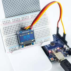 MLK 0.96英寸有机发光二极管显示模块128x64 IIC SPI双接口STM32兼容液晶显示屏SSD1306驱动程序 - Product Image 3