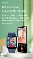 Rete Mobile globale in Stock 4G Android per bambini Smartwatch GPS posizione Sos telefonata videochiamata giochi musicali Chat
