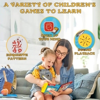 Livre interactif d'apprentissage de la propreté pour bébés et jeunes enfants, étanche, avec logo personnalisé, faible MOQ, expédition rapide, fabrication ODM/OEM, idéal pour l'école à domicile