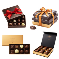 Boîte cadeau de luxe en papier alimentaire avec logo personnalisé, nouveau design, pour emballer des bonbons, des desserts, des chocolats, des truffes